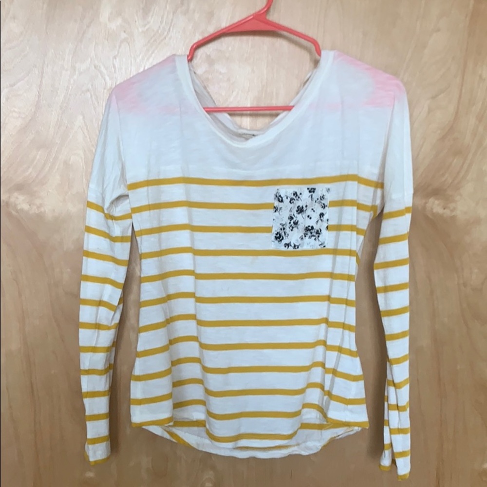 Yellow Striped Long Sleeve